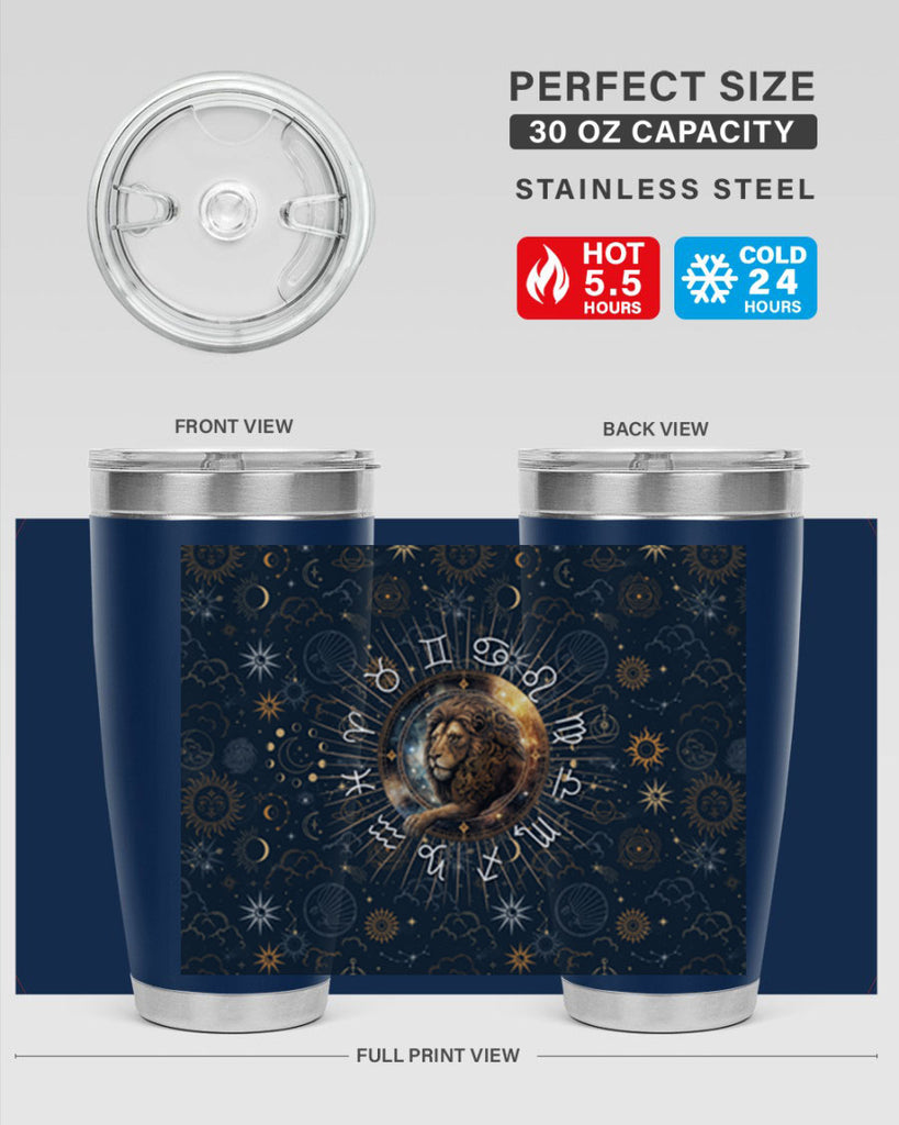 Leo Straight 280#- zodiac- Tumbler