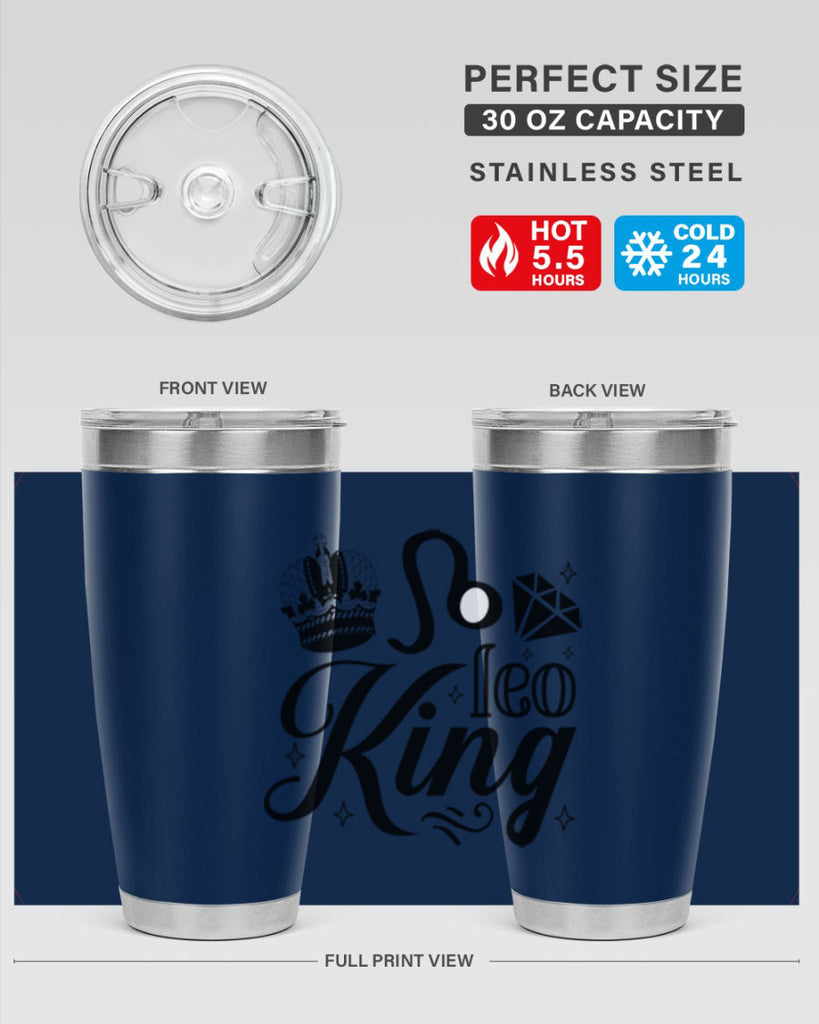 Leo king 290#- zodiac- Tumbler