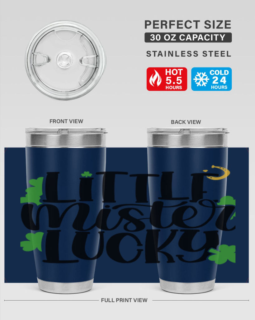 Little Mister Lucky Style 67#- St Patricks Day- Tumbler