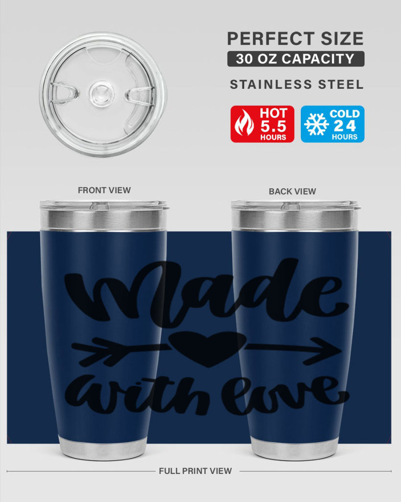 Made With Love Style 52#- baby- tumbler