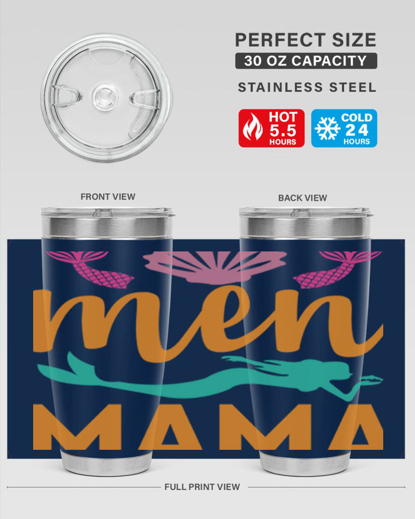 Men Mama Design 318#- mermaid- Tumbler