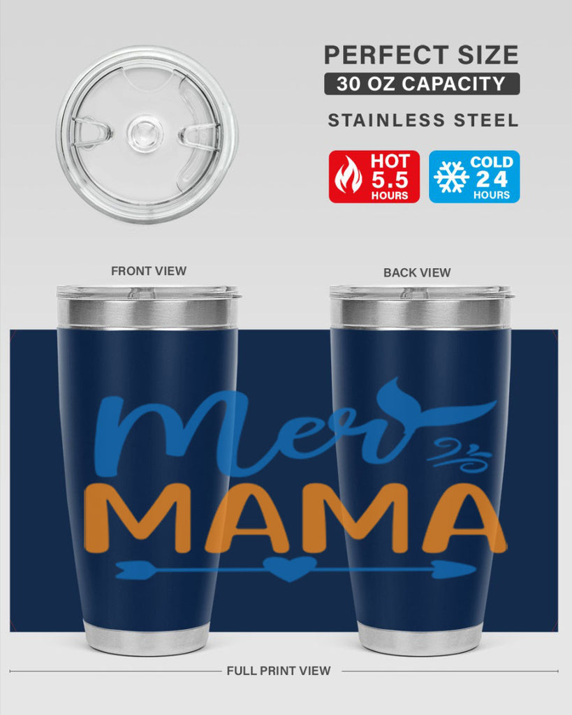 Mer Mama 330#- mermaid- Tumbler