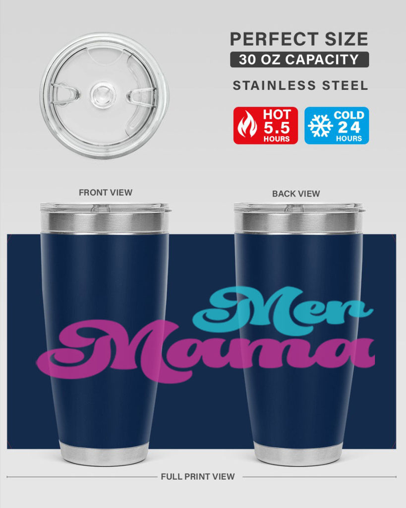 Mer Mama 334#- mermaid- Tumbler