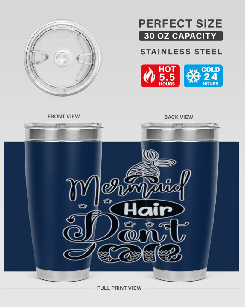 Mermaid Hair Dont Care 407#- mermaid- Tumbler