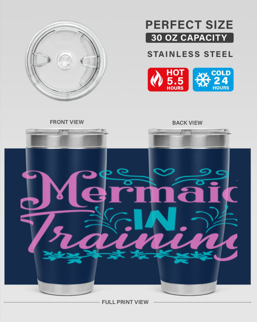 Mermaid In Training 366#- mermaid- Tumbler