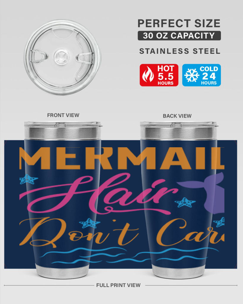 Mermaid hair dont care 414#- mermaid- Tumbler