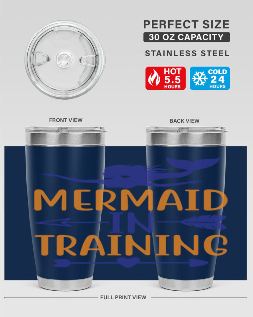 Mermaid in Training 360#- mermaid- Tumbler