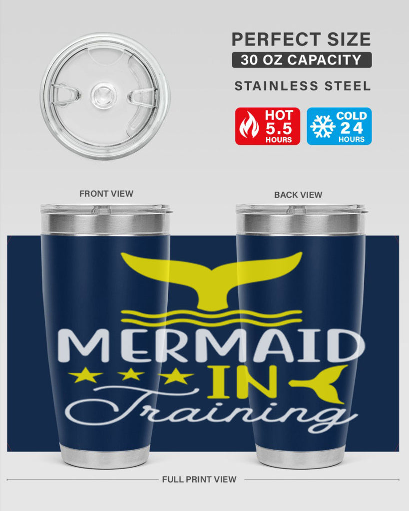 Mermaid in Training 361#- mermaid- Tumbler