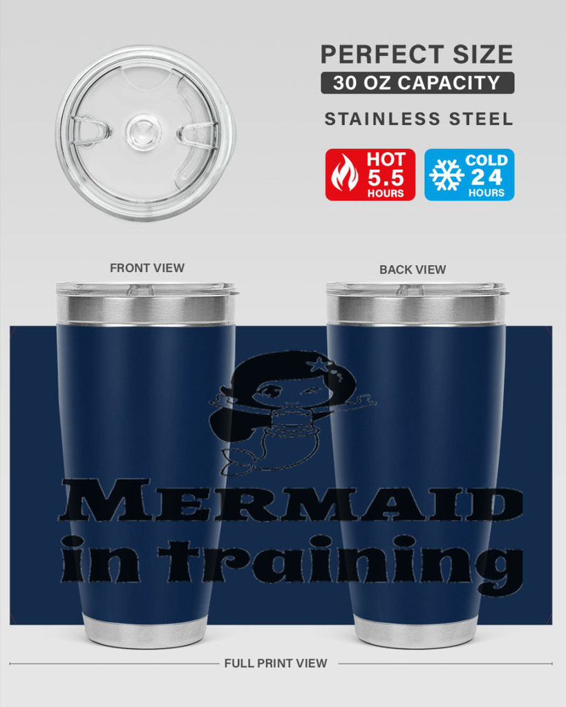 Mermaid in training 422#- mermaid- Tumbler
