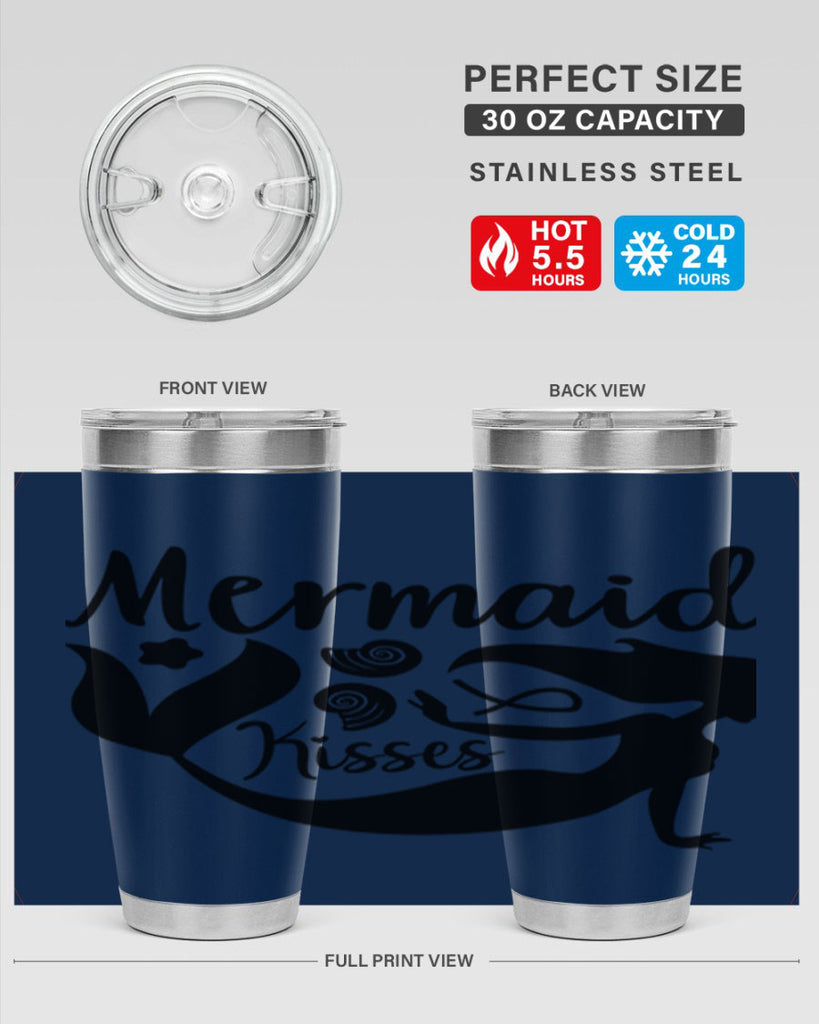 Mermaid kisses design 428#- mermaid- Tumbler