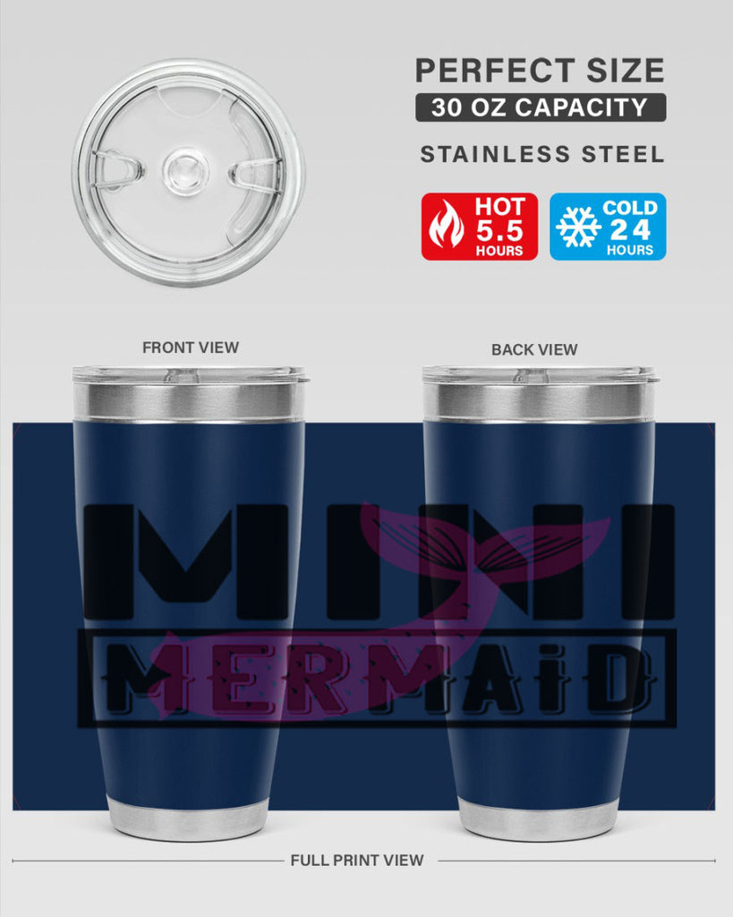 Mini mermaid 504#- mermaid- Tumbler