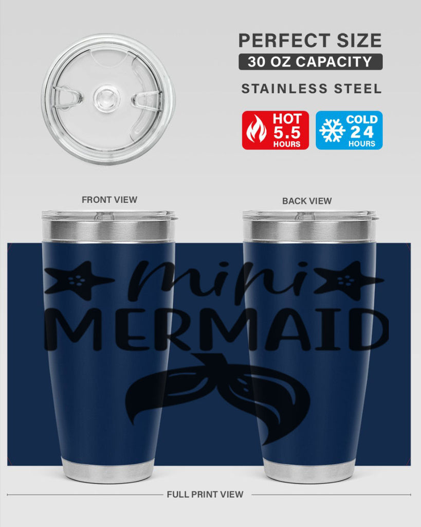 Mini mermaid 511#- mermaid- Tumbler