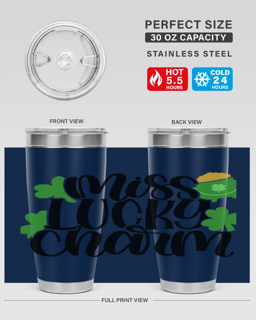 Miss Lucky Charm Style 48#- St Patricks Day- Tumbler