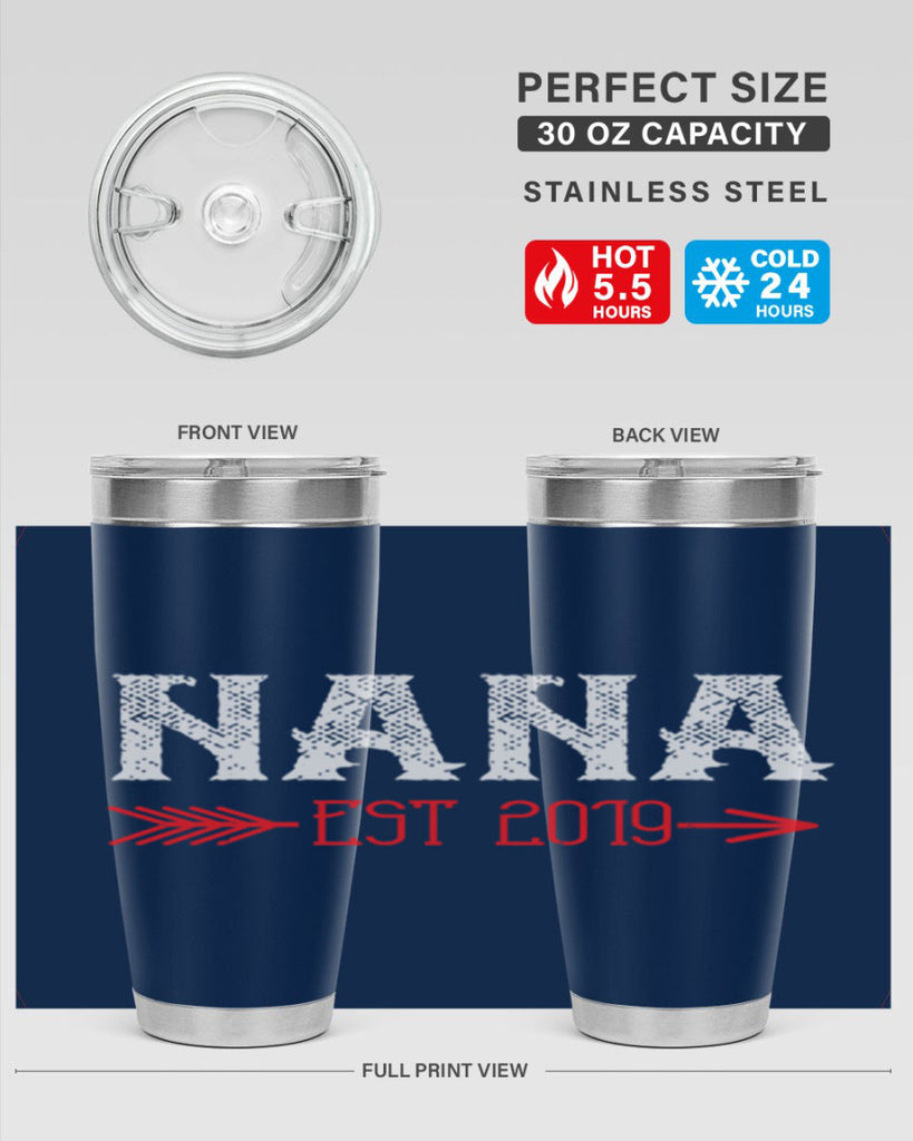 NANA Est 10#- grandma - nana- Tumbler