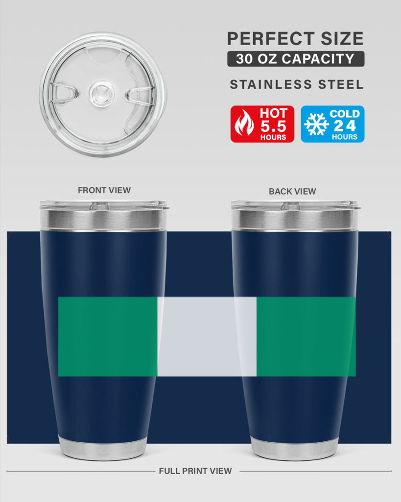 Nigeria 71#- world flags- Tumbler