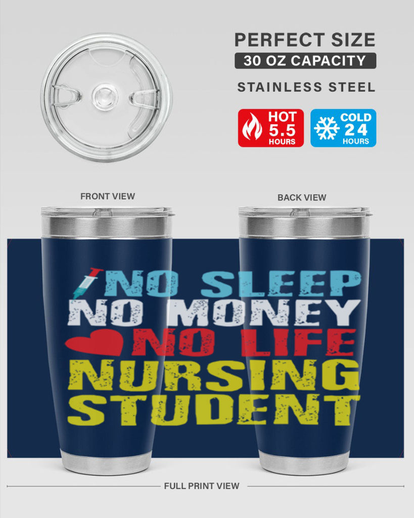 No Sleep Style 290#- nurse- tumbler