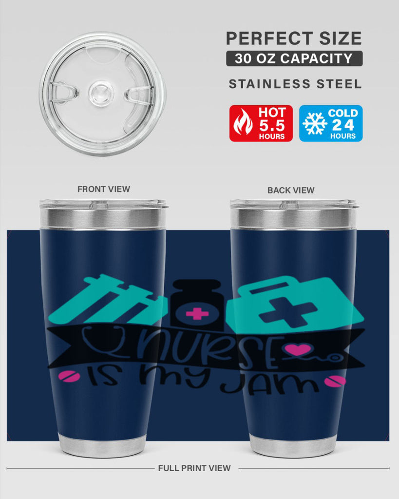 Nurse Is My Jam Style Style 110#- nurse- tumbler