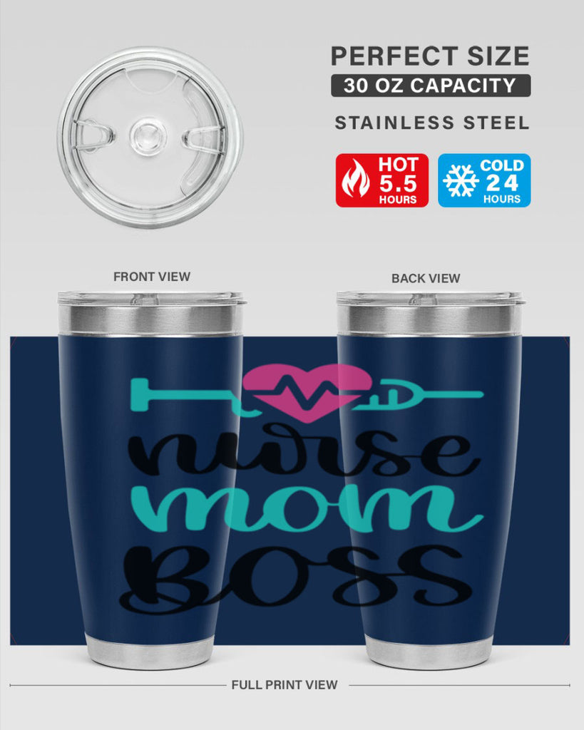 Nurse Mom Boss Style Style 101#- nurse- tumbler