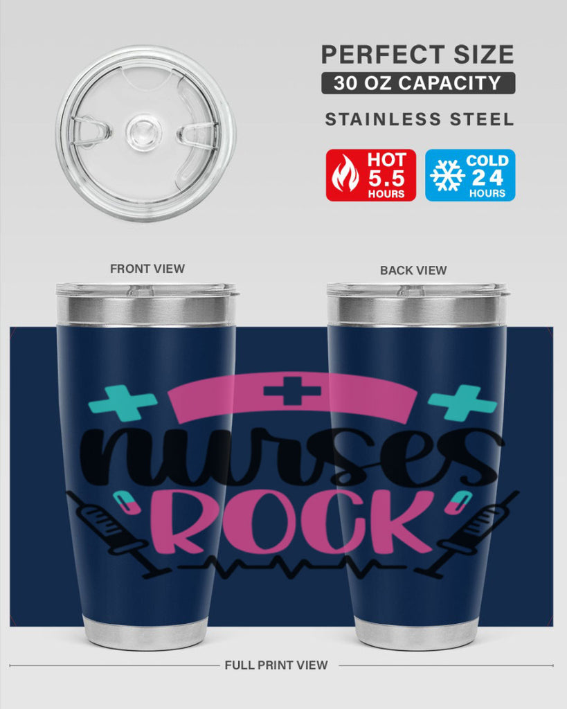 Nurses Rock Style Style 79#- nurse- tumbler