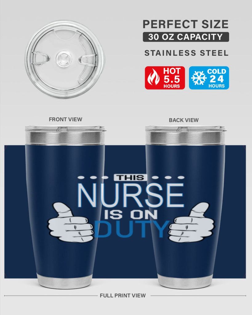 NursetransperntPNG Style 400#- nurse- tumbler