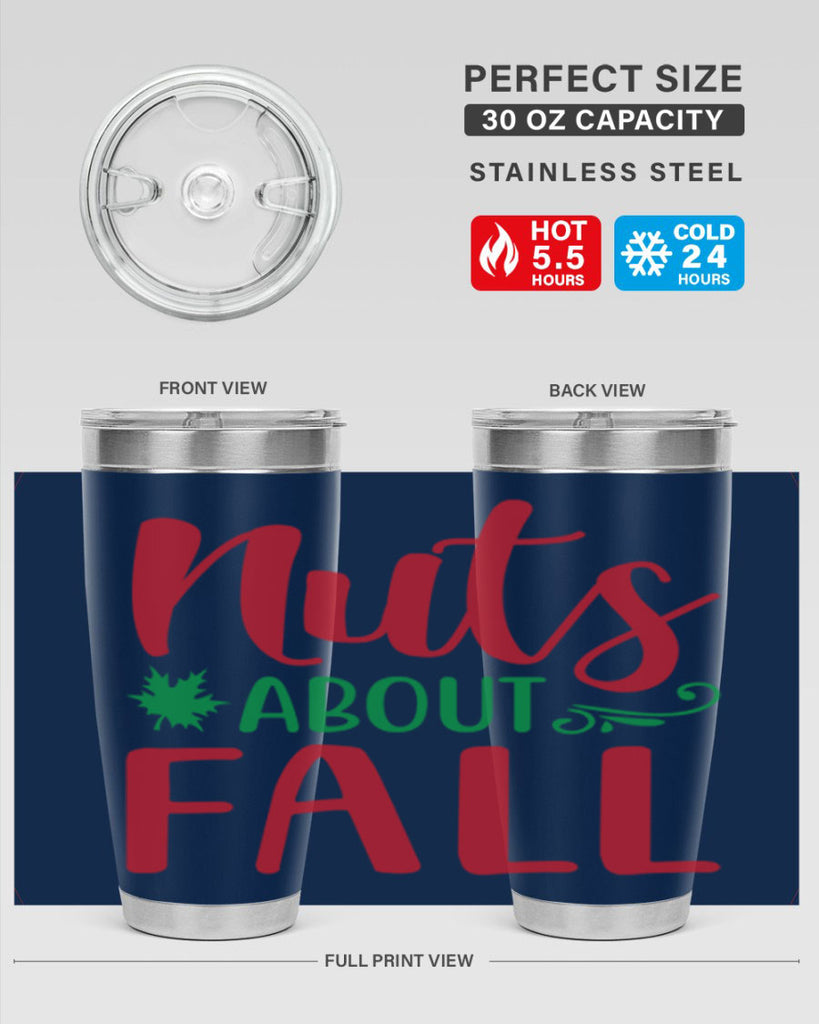 Nuts About Fall 443#- fall- Tumbler