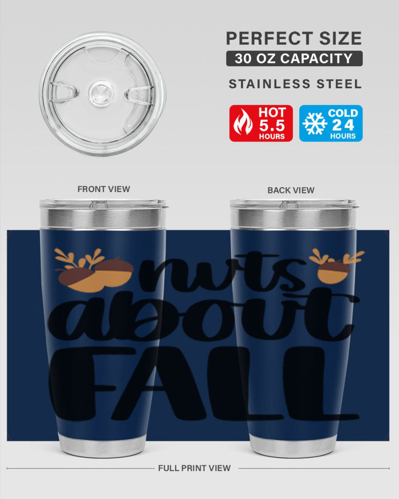 Nuts About Fall 503#- fall- Tumbler