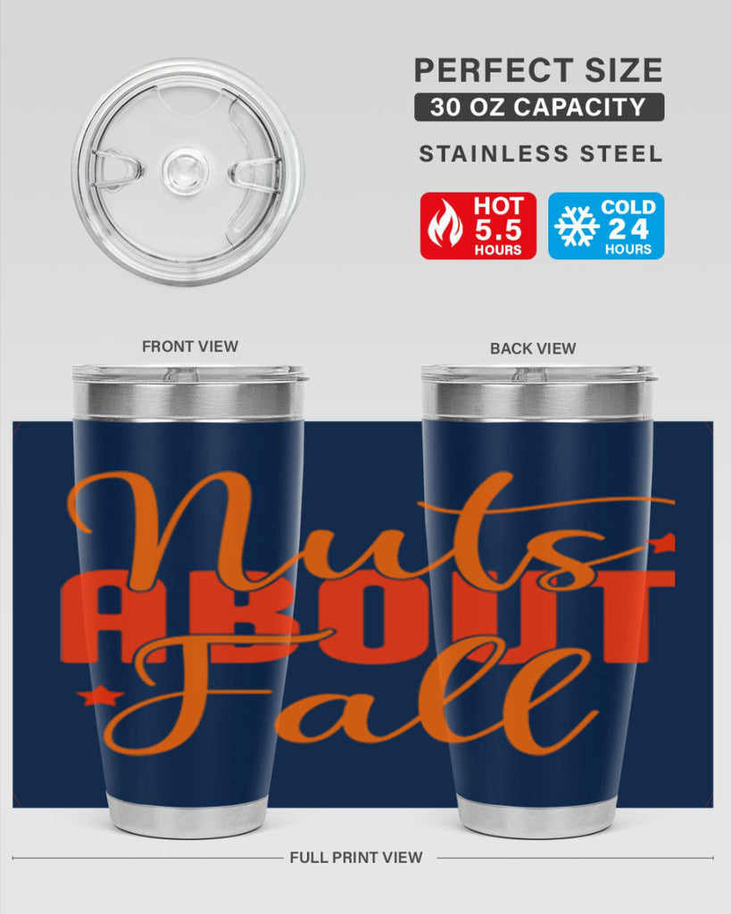 Nuts About Fall Design 444#- fall- Tumbler