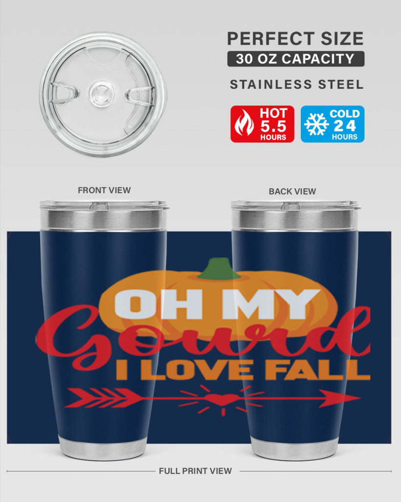 OhMyGourdILove 459#- fall- Tumbler