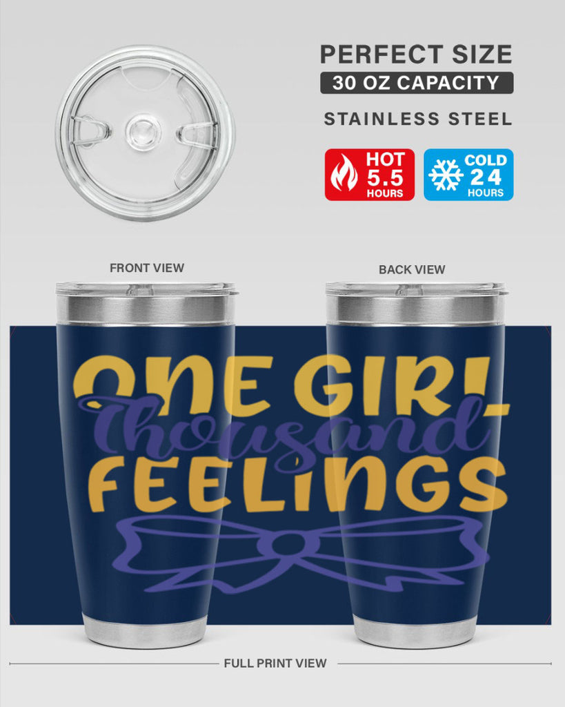 One Girl Thousand Feelings Style 208#- baby- tumbler