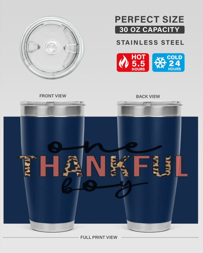 One thankful boy 462#- fall- Tumbler