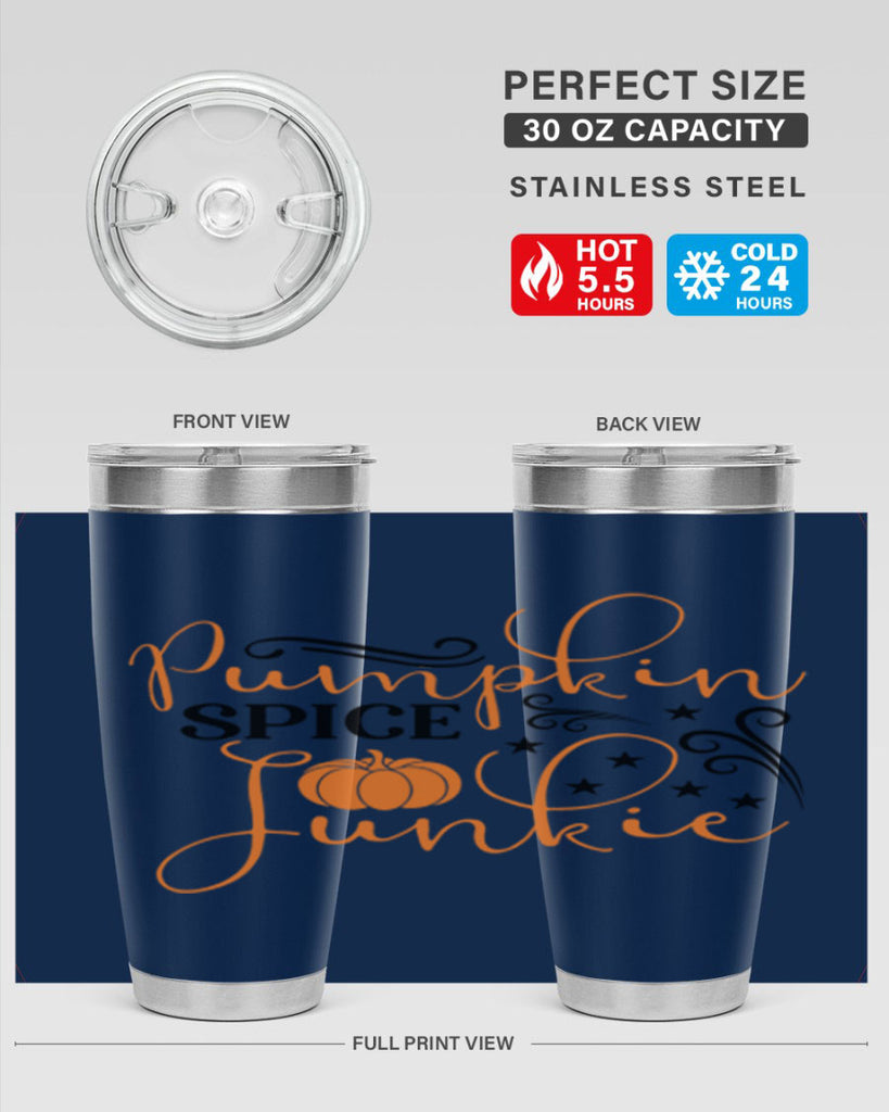 Pumpkin Spice Junkie 549#- fall- Tumbler