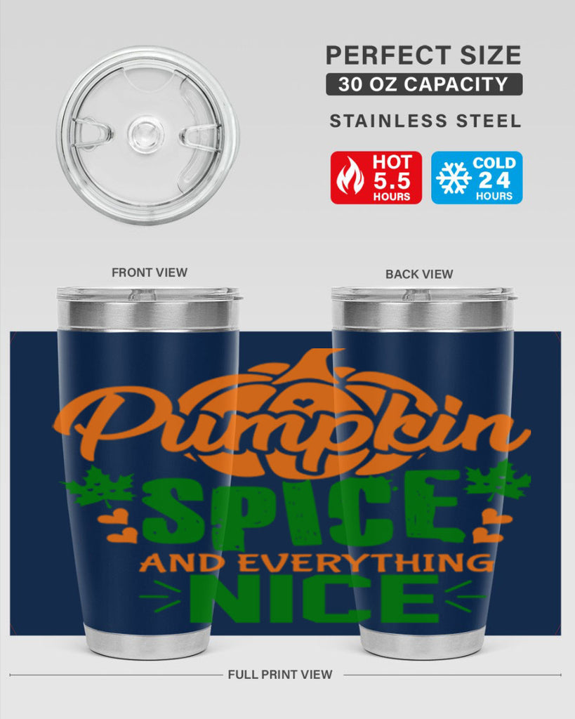 Pumpkin Spice and Everything Nice 538#- fall- Tumbler