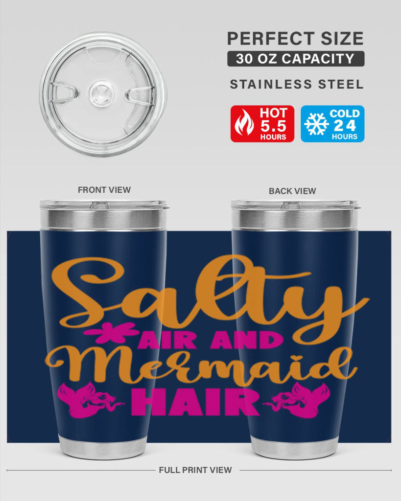 Salty Air And Mermaid Hair 560#- mermaid- Tumbler