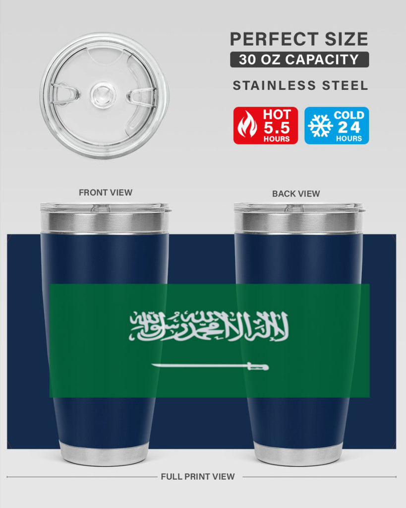 Saudi Arabia 46#- world flags- Tumbler