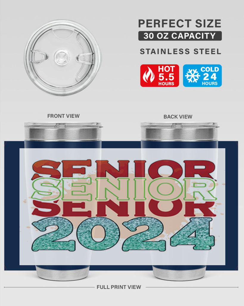 Senior 2024 1 10#- 12th grade- Tumbler