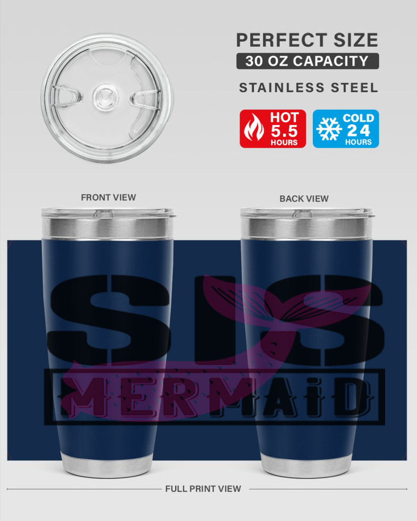 Sis mermaid 599#- mermaid- Tumbler