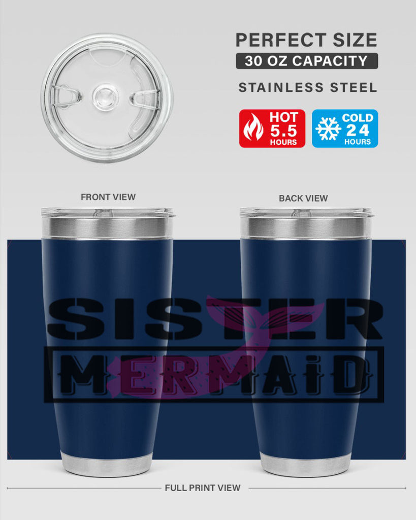 Sister mermaid 600#- mermaid- Tumbler