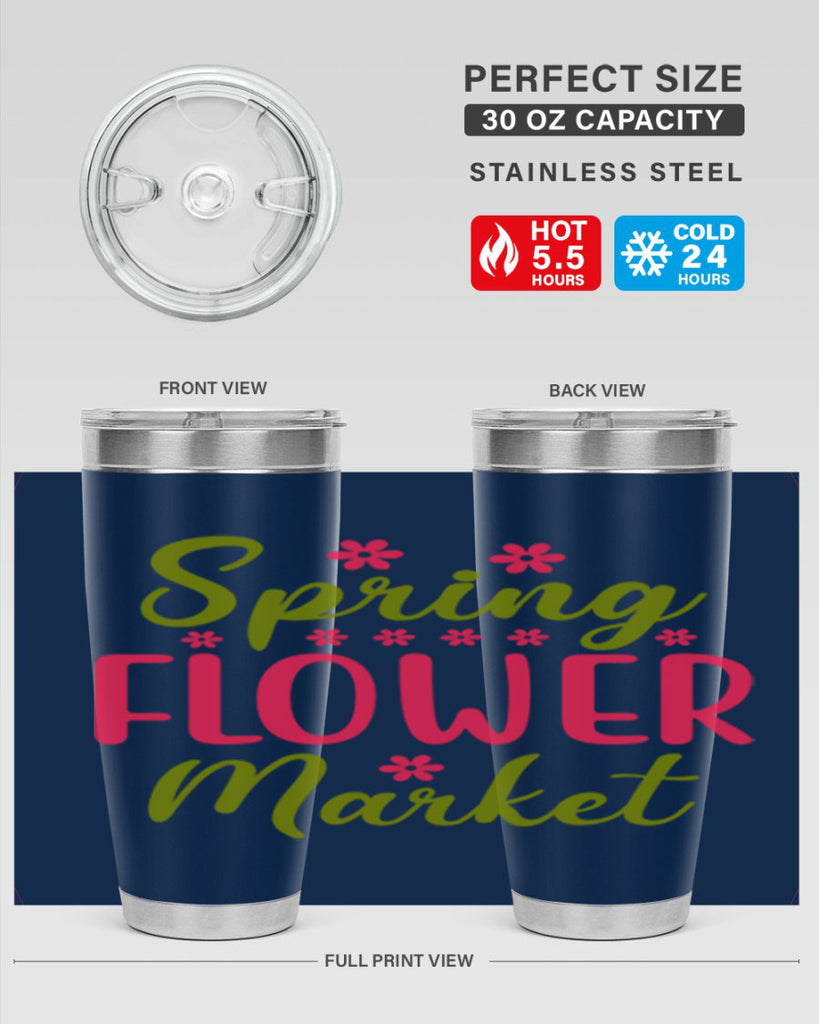 Spring Flower Market 423#- spring- Tumbler