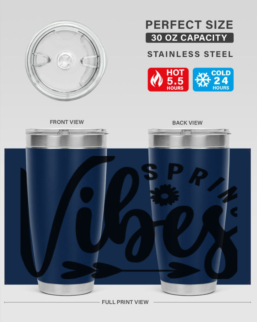 Spring Vibes478#- spring- Tumbler