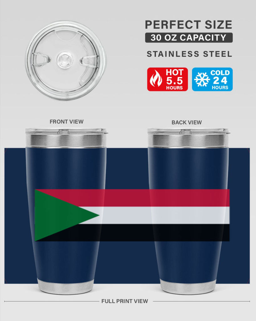 Sudan 31#- world flags- Tumbler