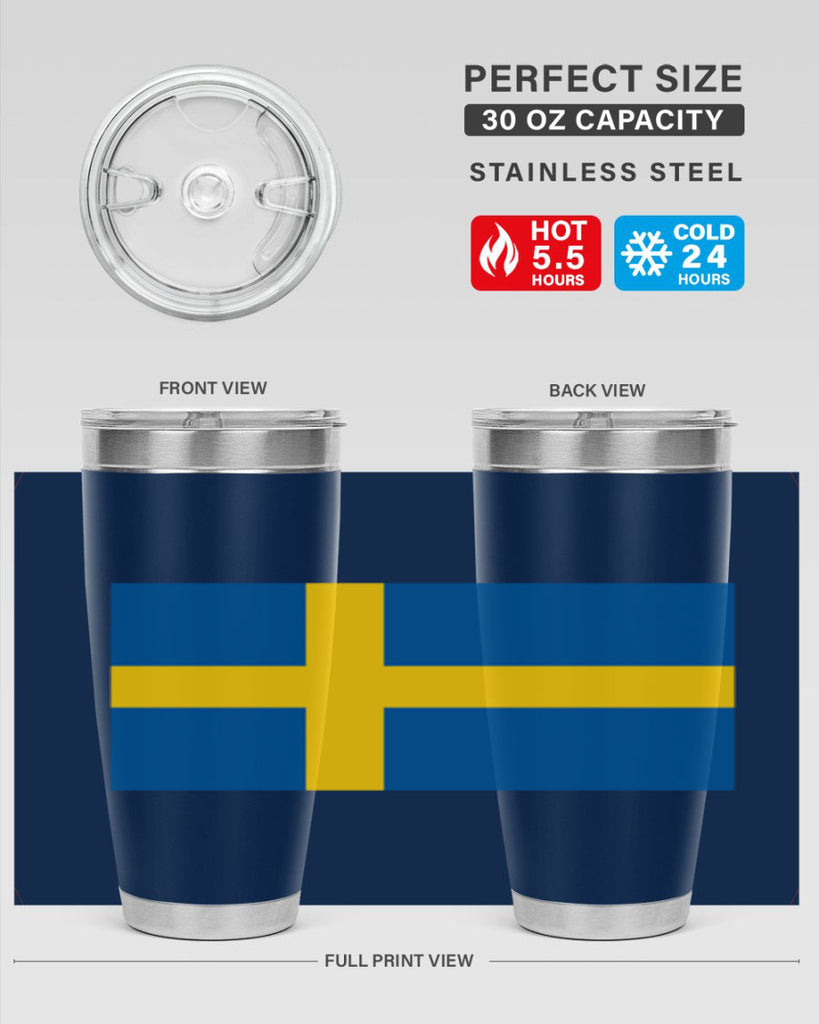 Sweden 29#- world flags- Tumbler
