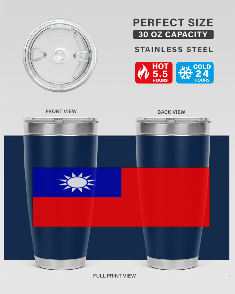 Taiwan 26#- world flags- Tumbler