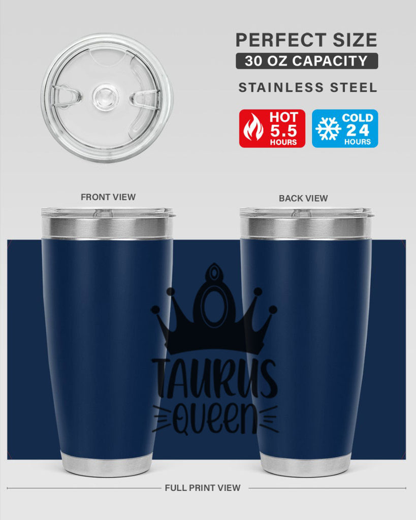 Taurus queen 503#- zodiac- Tumbler