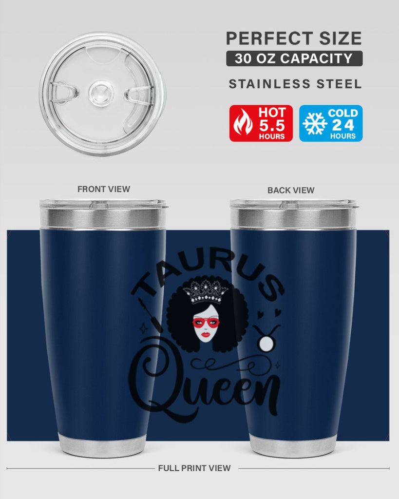 Taurus queen 505#- zodiac- Tumbler