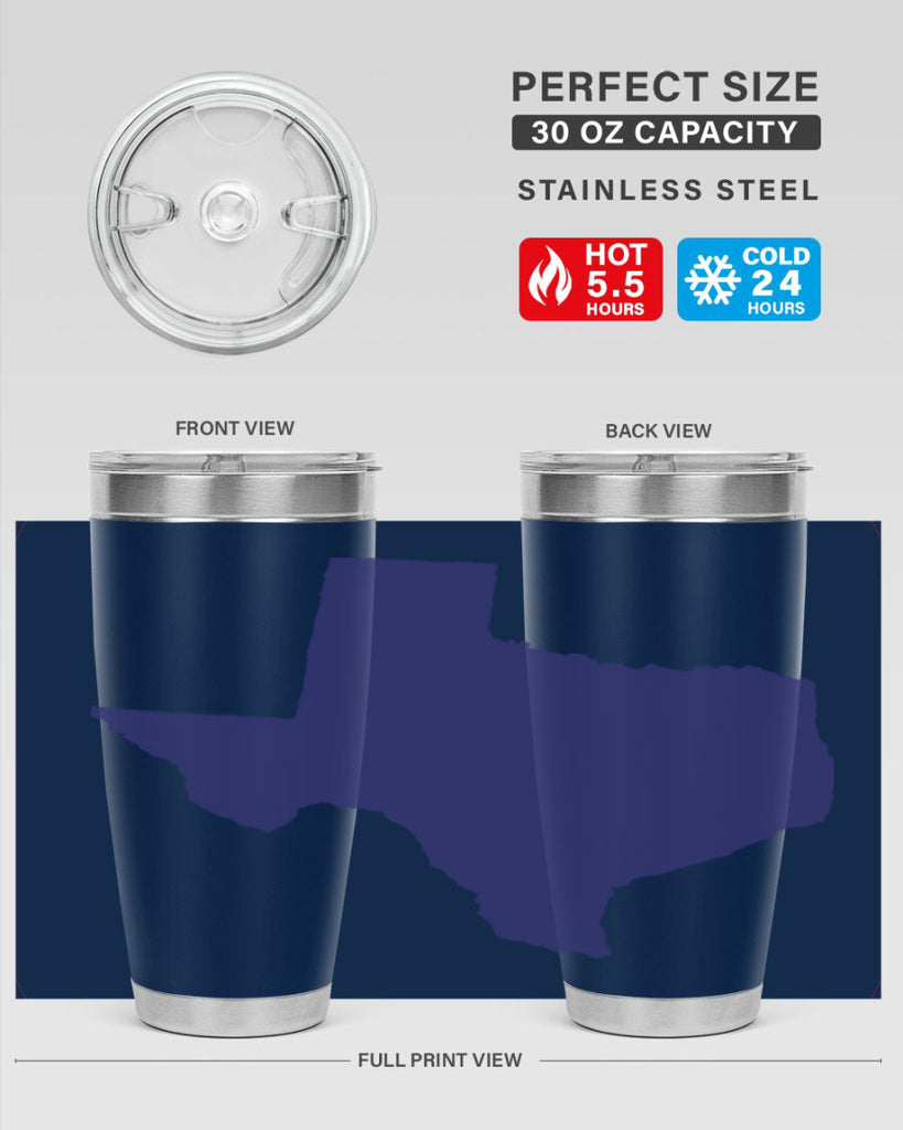 Texas 8#- stateflags- Tumbler