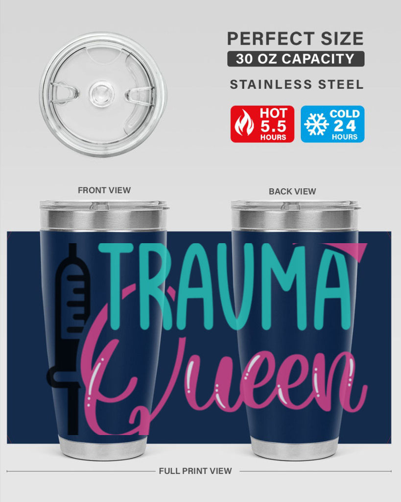 Trauma Queen Style Style 12#- nurse- tumbler