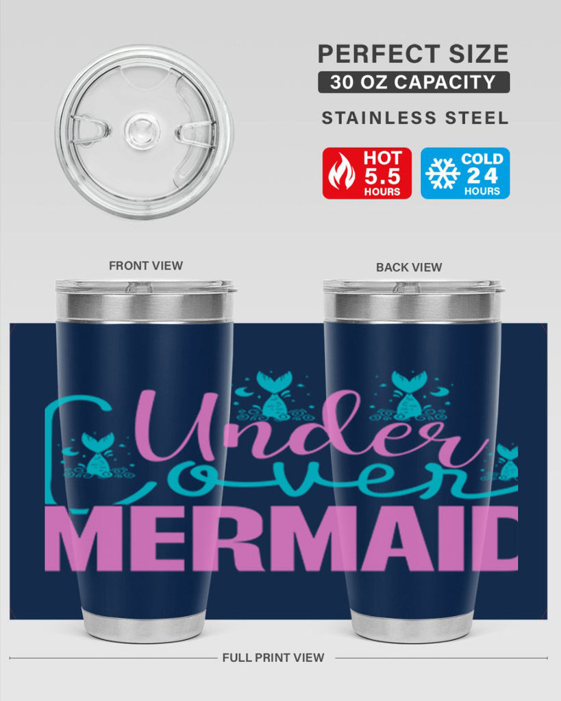 Under Cover Mermaid 643#- mermaid- Tumbler