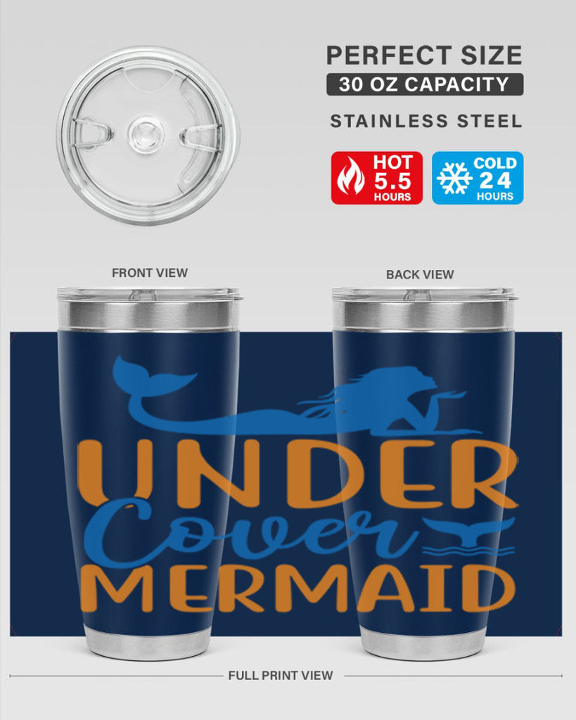 Under Cover Mermaid 644#- mermaid- Tumbler