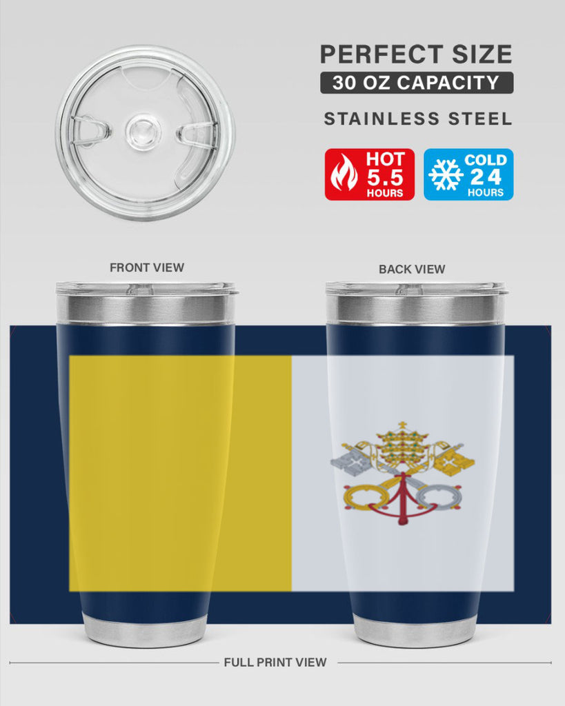 Vatican City 6#- world flags- Tumbler