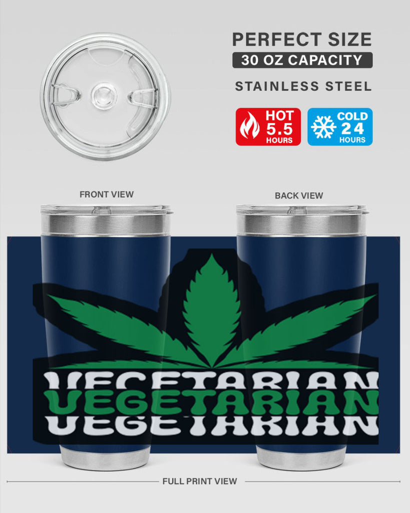 Vegetarian 271#- marijuana- Tumbler